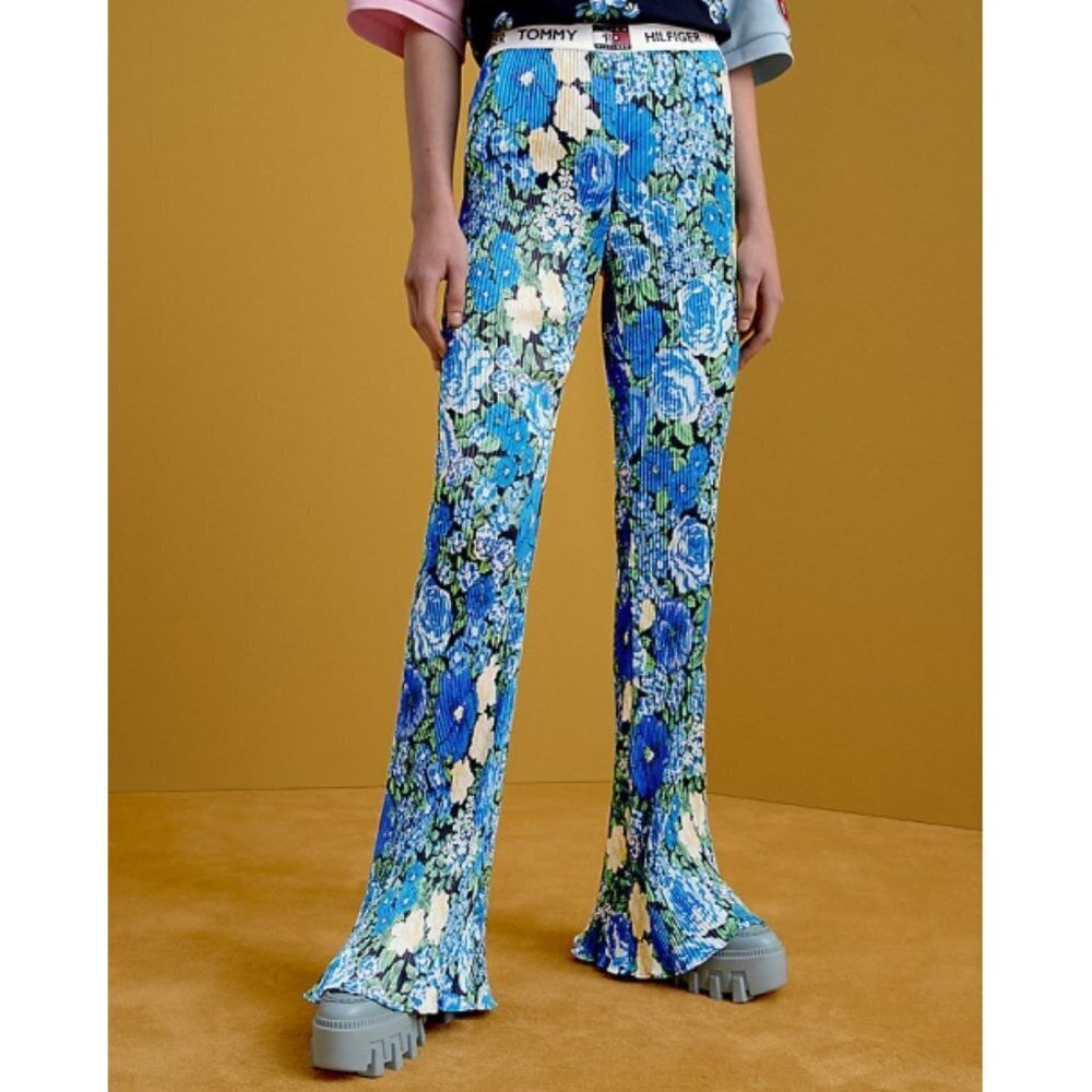 Tommy Hilfiger Richard Quinn Floral Pleated Pants Small